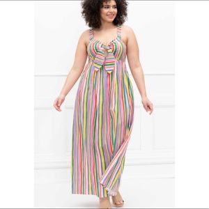 Eloquii Elements Tie Front Tank Dress